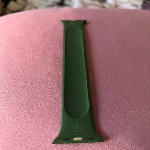 Authentic Apple Watch Band Silicone Rubber Solo Loop Green